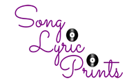 Song Lyric Prints